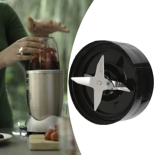 Miniatura 2 de Extractor Cruz Blade ABS Acero Inoxidable Blender Blade Reemplazo Fácil de Instalar Ajuste Para 1000W Juicer Blender Piezas Accesorios