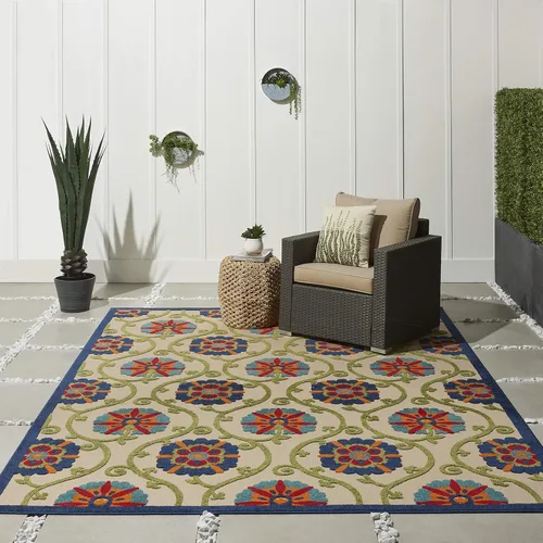 Miniatura 21 de Nourison Home Aloha - Alfombra de 2 pies 3 pulgadas x 8 pies, fácil de limpiar, no se desprende, para dormitorio, sala de estar, comedor y cocina