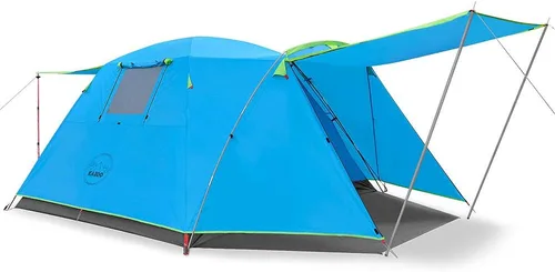 Miniatura 10 de KAZOO Tienda de campaña para 2/4 personas al aire libre impermeable para la familia, tiendas grandes para 2/4 personas, fácil instalación, tienda
