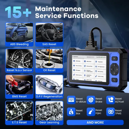 Miniatura 3 de Escáner OBD2, MUCAR 632 Elite herramienta de escaneo OBD2 bidireccional asistida por IA, herramienta de diagnóstico de escáner de coche
