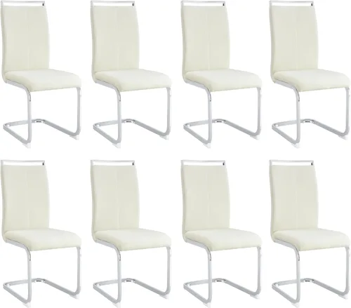 Miniatura 22 de Baysitone Juego de 6 sillas de comedor modernas, sillas laterales de comedor, sillas de cocina con asiento acolchado de piel sintética y respaldo