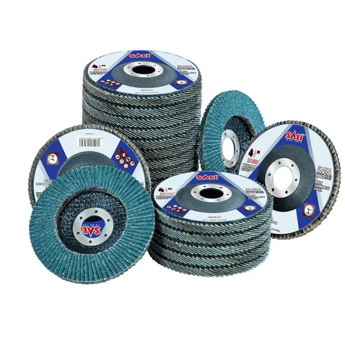 Miniatura 18 de Sali Paquete de 10 Discos de Láminas de Circonia Grano 40 de 4.5" x 7/8 Pulgadas Disco de Lijado Tipo Bisel #29 Grado Premium e Industrial Rueda