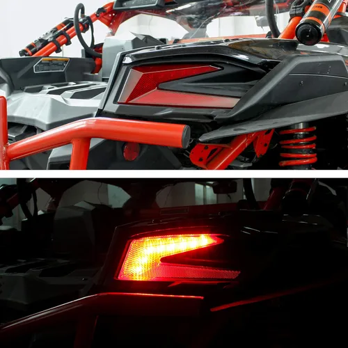 Miniatura 2 de SAUTVS Luces traseras LED para Can Am X3, luces de freno traseras rojas para Can-Am Maverick X3 XDS XRS Max Turbo R 2017-2026 Accesorios