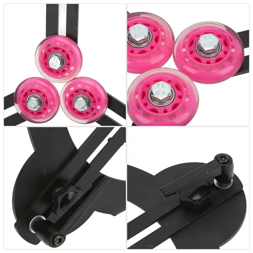 Miniatura 2 de Torno de madera para torneado de precisión ajustable, accesorios de torno de madera, herramienta de torneado de acero redondo para carpintería