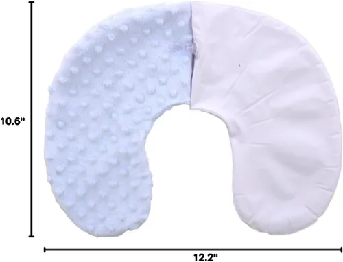 Miniatura 7 de Almohadas de cuello para bebés y niños, almohada inflable de apoyo para la cabeza, bonita y acogedora almohada en forma de U para asiento de Azul