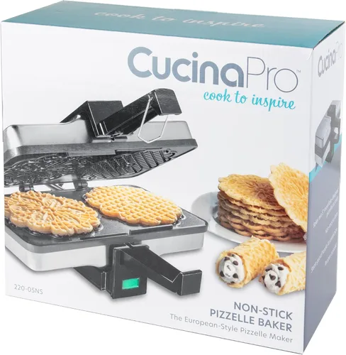 Miniatura 4 de Máquina para hacer pizzellas de CucinaPro, Negro