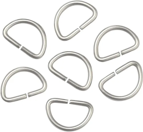 Miniatura 13 de Airs&Opulence - 200 conectores de cadena de acero inoxidable de 0.47 pulgadas, 8 formas, conectores de gancho de cadena abierta para hacer joyas 3
