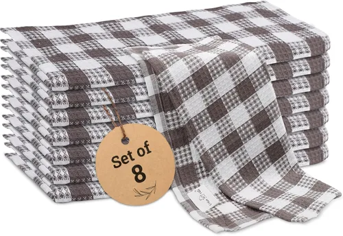 Miniatura 60 de Urban Villa Toallas de cocina 100% algodón, paquete de 6, altamente absorbentes, de secado rápido, súper suaves, de primera calidad, para cocina