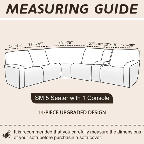 Miniatura 41 de Arfntevss Fundas de sofá seccional reclinable de terciopelo, Funda de sofá seccional de esquina para sofá reclinable, Funda elástica suave