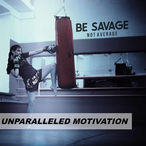 Miniatura 2 de Calcomanía motivacional para pared de gimnasio con texto en inglés «Be Savage Not Promedio» para el gimnasio en casa, yoga, ejercicio, fitness