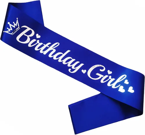 Miniatura 7 de Banda de cumpleaños para niña, banda de cumpleaños de papel de aluminio rosa para niña, divertidas decoraciones de fiesta de cumpleaños, ideas