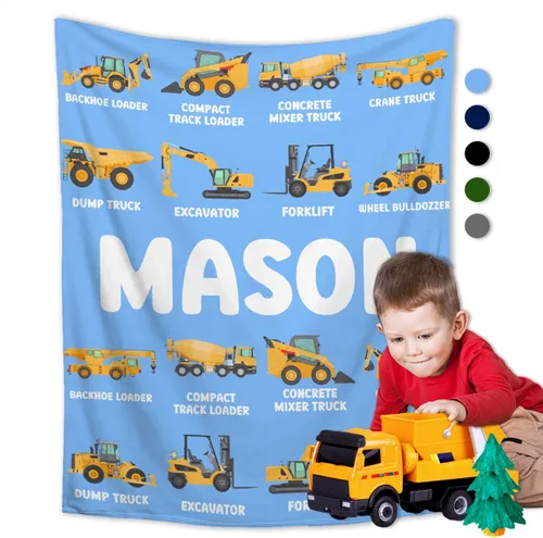 Miniatura 34 de Manta personalizada de franela de vellón con nombre, ligera, suave, bonita y acogedora para cama, sofá, viajes al aire libre, 30 x 40 pulgadas