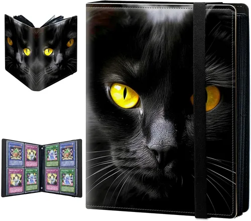 Miniatura 21 de Carpeta para tarjetas intercambiables, 4 bolsillos para tarjetas intercambiables, 160 bolsillos de doble cara, funda para tarjetas