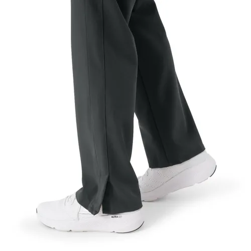 Miniatura 30 de ave. Varick - Pantalón médico de tiro medio para mujer, pierna recta, seis bolsillos, color azul caribeño, talla S