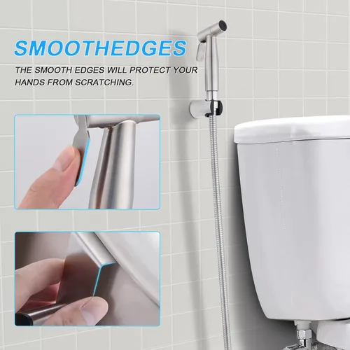 Miniatura 3 de YA MI Aerosol multifuncional para bidé de mano, ducha de pañales de baño, rociador, manguera y accesorios, rociador de inodoro de mano con doble