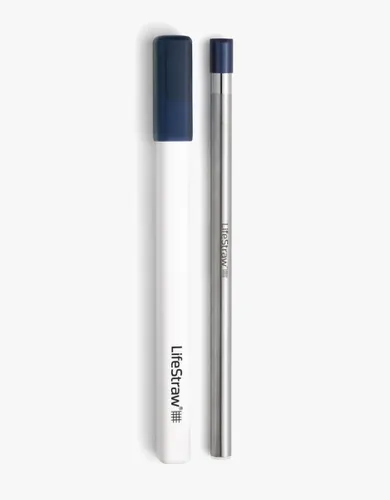 Miniatura 16 de LifeStraw Sip - Paja reutilizable de acero inoxidable para beber con filtro de agua Albaricoque