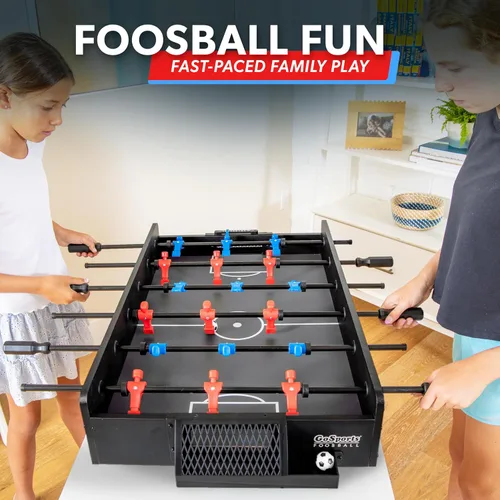 Miniatura 2 de Juego de futbolín de mesa GoSports de 32 pulgadas - Roble o Negro Tabletop