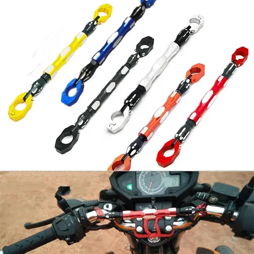 Miniatura 2 de 7/8" 0.866 in manillar de motocicleta barra de equilibrio ajustable para Yamaha WR250F XJ600 FZ25 (color: negro, tamaño: 1)