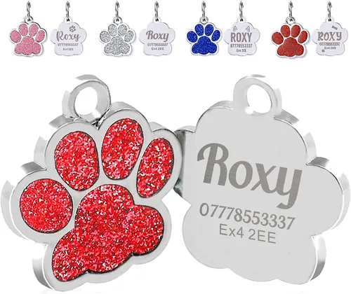 Miniatura 16 de Etiquetas para perros personalizadas para mascotas, etiqueta para perro, etiquetas para gato, etiquetas de nombre de perro personalizadas, etiquetas