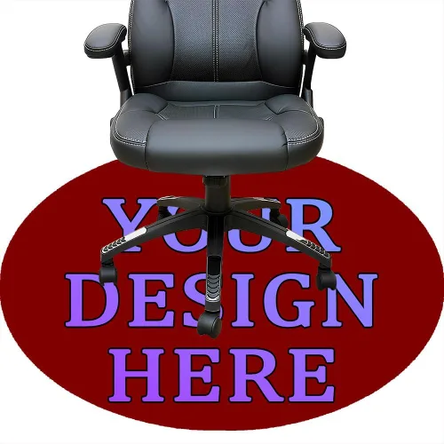 Miniatura 95 de Tapete redondo personalizado para silla de escritorio de oficina, diseño de tu propio logotipo de foto, texto, alfombrillas circulares