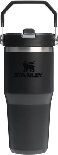 Miniatura 29 de Stanley IceFlow - Vaso con pajilla abatible con asa, de 20 onzas, tapa giratoria y popote abatible, botella de agua resistente a fugas, acero