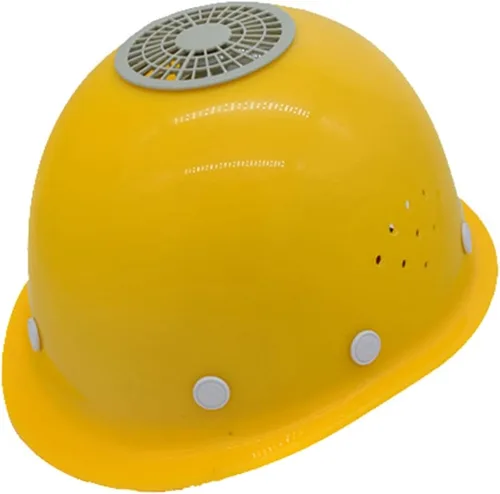 Miniatura 10 de Surakey Casco de refrigeración USB con ventilador, casco universal resistente para hombre, casco de seguridad portátil para andamios y comerciantes
