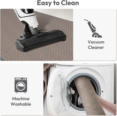 Miniatura 5 de Tapetes de cocina para piso, alfombra de cocina, antideslizante, lavable, absorbente para delante del fregadero, entrada, pasillo, tapete de puerta