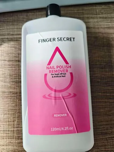 Miniatura 9 de Finger Secret - Removedor de esmalte de uñas de gel, 4.1 fl oz, líquido mágico para quitar el esmalte de uñas de gel, removedor de gel fácilmente