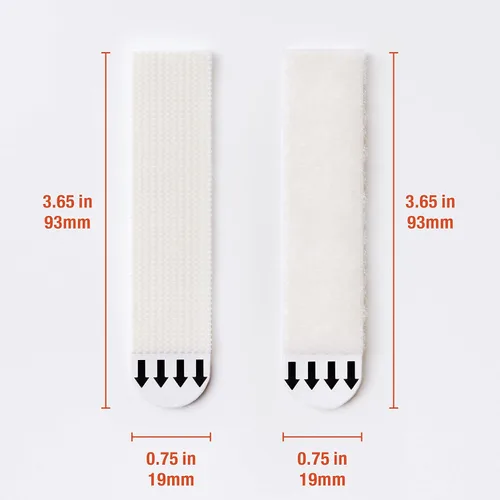Miniatura 2 de MOVELYST 180 pares (360 tiras) tiras grandes para colgar cuadros, resistentes, cinta de gancho y bucle extraíble, libre de daños, tiras adhesivas