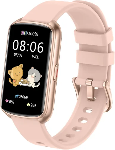 Miniatura 9 de Rastreador de fitness, reloj inteligente de 1.47 pulgadas, rastreador de actividad con pantalla táctil con diseño de banda inteligente delgada