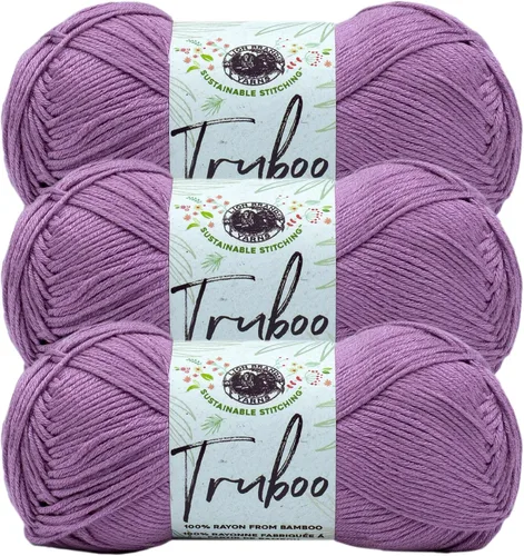Miniatura 57 de (1 Madeja) Lion Brand Yarn Truboo Yarn, Aguamarina