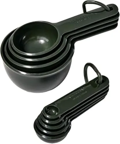 Miniatura 16 de KitchenAid Juego de tazas y cucharas medidoras universales fáciles de leer con mango de agarre suave para un máximo control, agujero para colgar