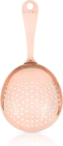 Miniatura 14 de Viski Julep - Colador de cóctel de acero inoxidable, herramientas de barra, cuchara de bebidas para camareros y mixólogos, uso doméstico o Negro