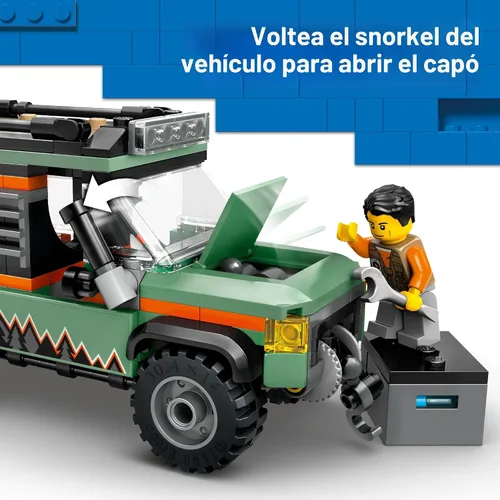 Miniatura 4 de LEGO City Off-Road - Camión de montaña de juguete 4x4 – Juego de juguetes de construcción para niños, niños y niñas, a partir de 6 años – Idea