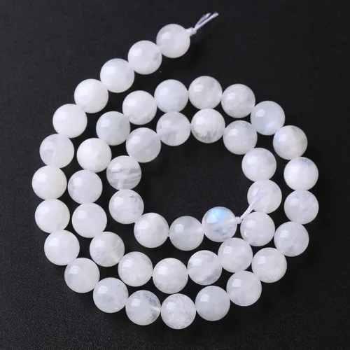 Miniatura 125 de 4MM 86 piezas cuentas sueltas de calcedonia azul aguamarina para hacer joyas, pulseras, collares Aguamarina azul