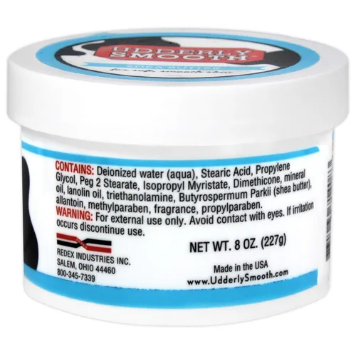 Miniatura 2 de UDDERLY SMOOTH Crema para pies con manteca de karité, ligeramente perfumada, tarro de 8 onzas