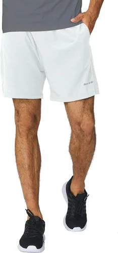 Miniatura 12 de baleaf Pantalones cortos deportivos de running y entrenamiento de 5 pulgadas para hombre, ligeros con bolsillo con cremallera