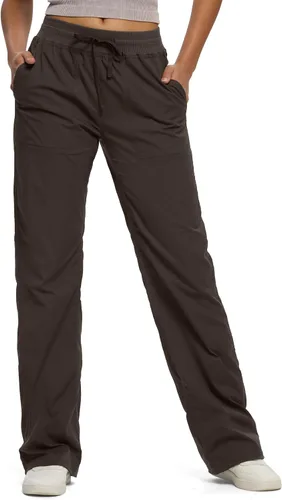 Miniatura 13 de SEVEGO Pantalones de entrepierna alta para mujeres de 76,2 cm/81,28 cm/86,36 cm/91,44 cm, ligeros para estudio de baile, con arrugues, pantalones