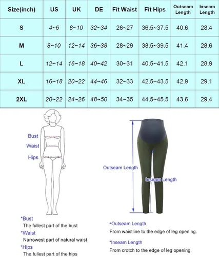 Miniatura 3 de Maacie - Pantalones informales de maternidad para mujer