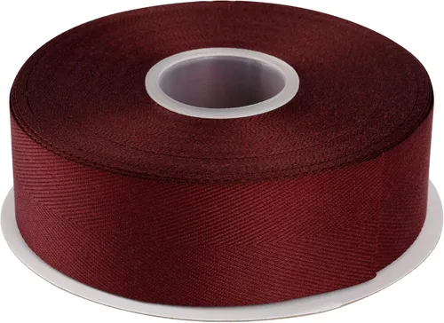 Miniatura 66 de Cinta de sarga de espiga con mango suave, ideal para envolver regalos, costura artesanal, 1/4 pulgadas x 25 yardas, color azul antiguo