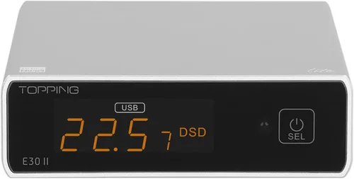 Miniatura 10 de Topping E30II Lite AK4493S DAC Audio de alta resolución XMOS AU208 Touch Operación Preamplificador Decodificador (negro)