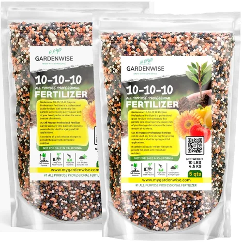 Miniatura 66 de Gardenwise Fertilizante Soluble en Agua 20-20-20 – Polvo para Alimento Líquido de Plantas para Plantas de Interior y Exterior, Orquídeas, Vegetales