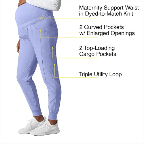 Miniatura 2 de WonderWink Pantalón deportivo de maternidad para mujer