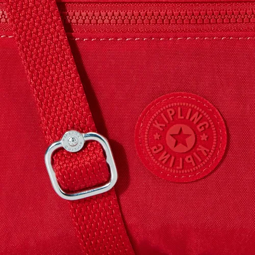 Miniatura 3 de Kipling Keiko - Mini bolso cruzado para mujer, bolso ligero ajustable, correa de hombro duradera, rojo rojo, Rojo (red rouge)