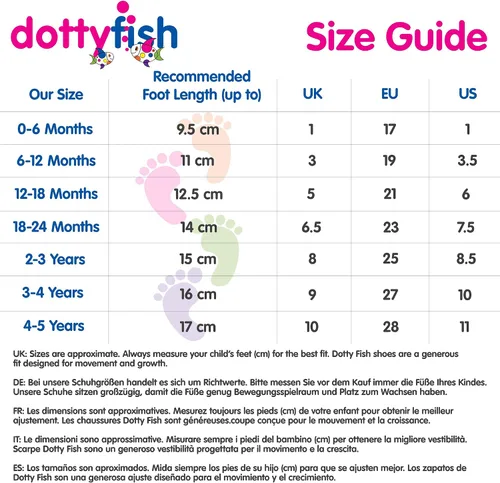 Miniatura 6 de Dotty Fish Sandalias de cuero suave para niños pequeños.