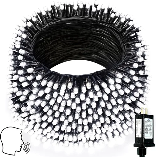 Miniatura 8 de 2025 Nuevas Luces de Navidad Conectables con Control de Voz para Interiores/Exteriores, 200 LED 23.1 mt Extensibles, Cadena de Luces de Navidad