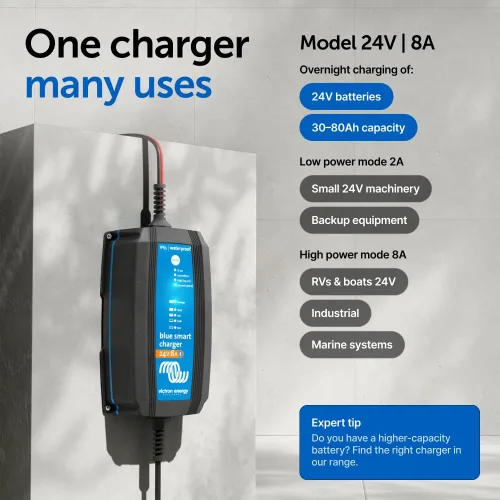 Miniatura 6 de Victron Energy Blue Smart IP65 12/24-Volt 5-15 amperes - Cargador de batería (Bluetooth)