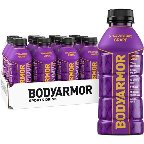 Miniatura 15 de BODYARMOR - Bebida deportiva, baya negra, sabores naturales con vitaminas, electrolitos ricos en potasio, perfecta para deportistas, 16 onzas