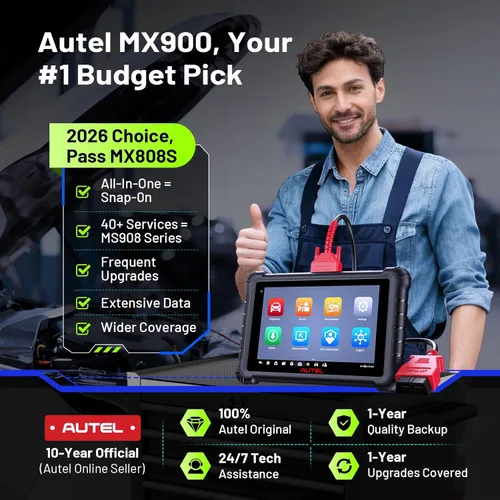 Miniatura 9 de Autel Escáner MaxiCheck MX900: actualización de la herramienta de escaneo bidireccional 2026 de MX808S MK808S MK808BT-Pro, versión estadounidense
