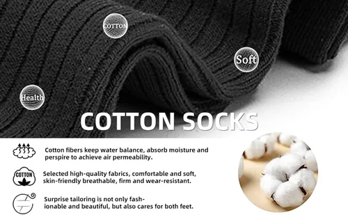 Miniatura 4 de Calcetines casuales de algodón para mujer, paquete de 3 calcetines básicos de color puro, suaves y cómodos